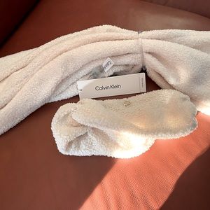 Calvin Klein Headband and Infinity Loop Scarf set
